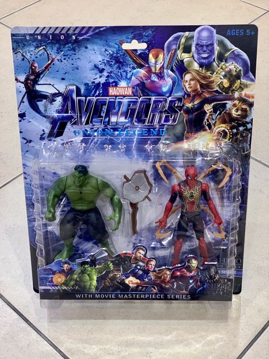Спайдърмен Хълк фигури-4бр../Avengers/Спайдърмен/Хълк/Железният човек