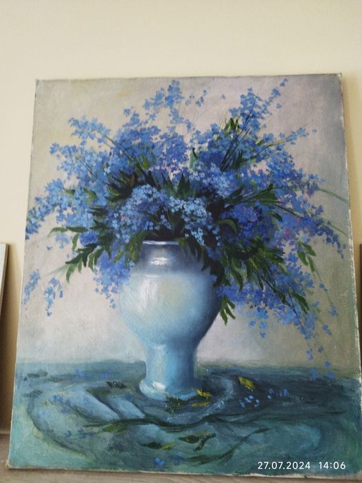 Картина "Незабудки" авторская
