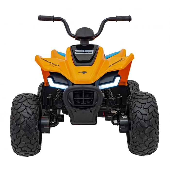 ATV electric pentru copii, 109cm, 4x4, roti moi, Racing, Orange,