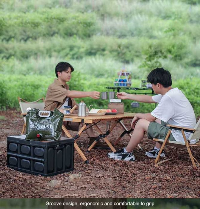 7.5L Сгъваема чанта за вода с кран | Къмпинг, Туризъм, Барбекю