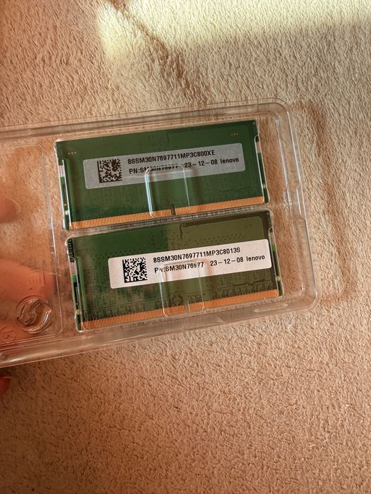 Kit memorie RAM DDR5 Sodimm 16GB (2x8GB) laptop