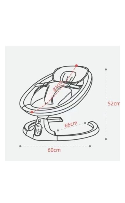 Шезлонг кресло качалка детский