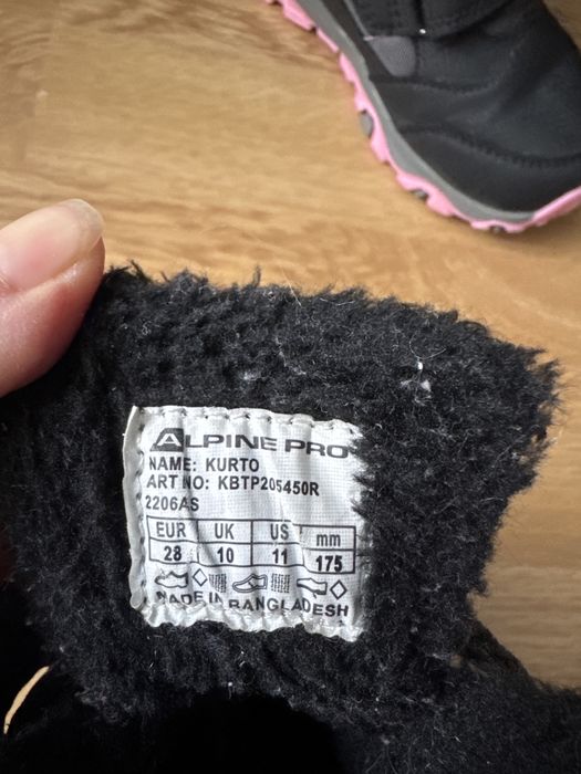 Ghete iarna zapada fete marimea 28