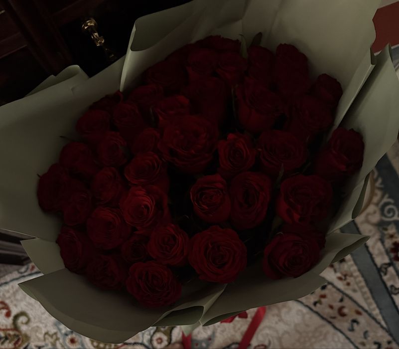 Метровые розы 41 штук