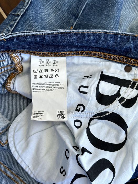 Мъжки дънки Hugo Boss (BOSS / Regular Fit) - размер W42 / L32 (XXL), Отлично състояние