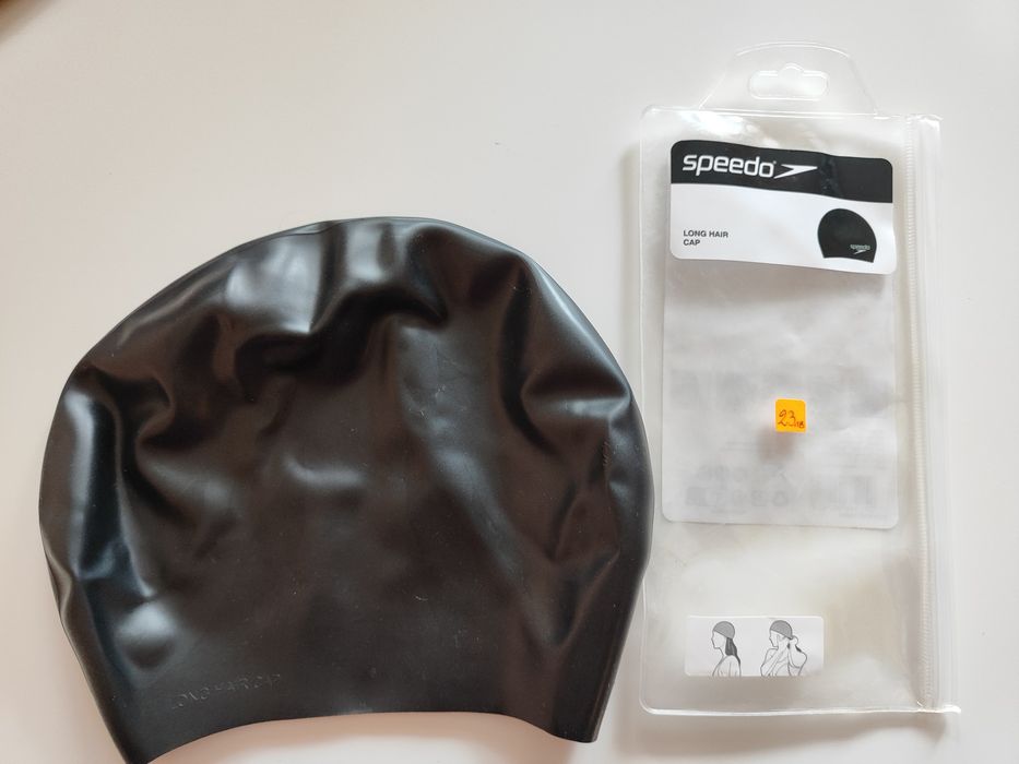 Шапка за плуване за дълга коса