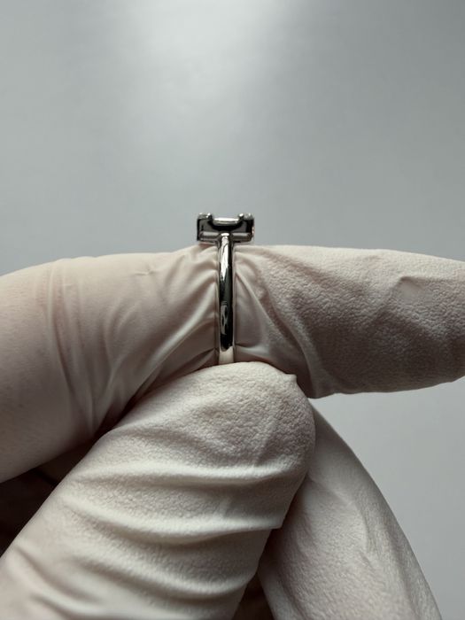 Нов! Рядък годежен пръстен с диаманти 0.33ct, бяло злато + сертификат