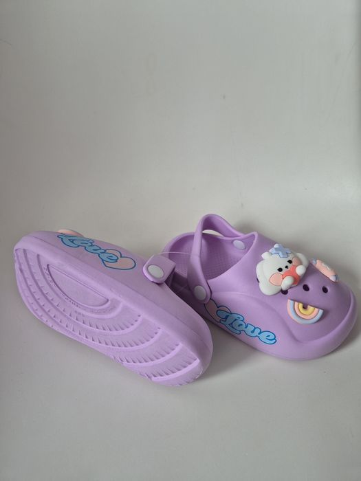 Papuci crocs copii fete cu jibbitz