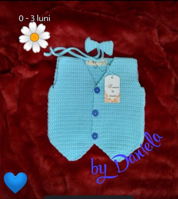 Hăinuțe croșetate manual