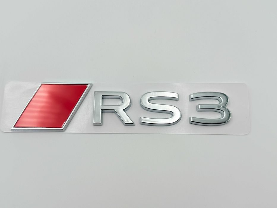 Emblema AUDI RS3 spate crom NOU