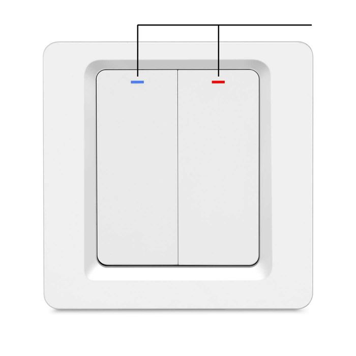 Умный выключатель ROXIMO, однокнопочный, SWBTN01-1