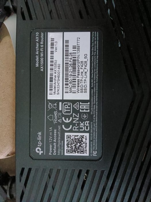 Wi-Fi роутер TP-LINK Archer AX10