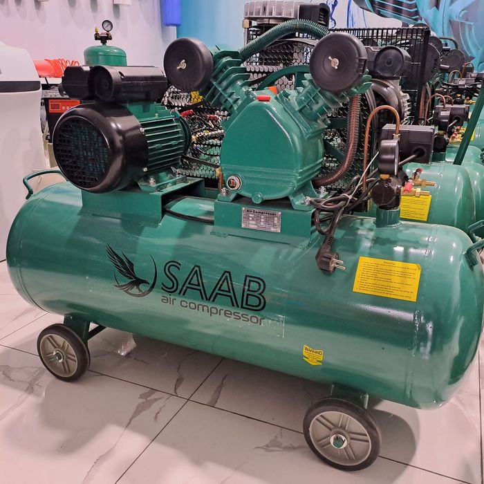 100 L kopmressor SAAB воздушный поршенли компрессор