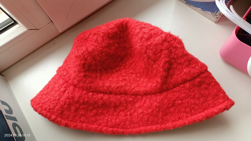 Женская шубка с панамкой