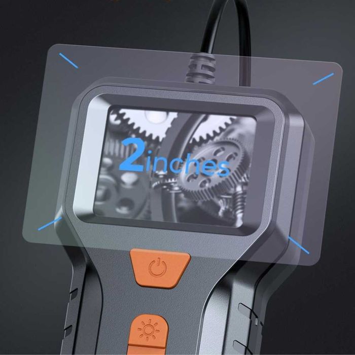 Индустриален ендоскоп – 5 метра кабел, Ø8 мм, HD камера, 2" дисплей