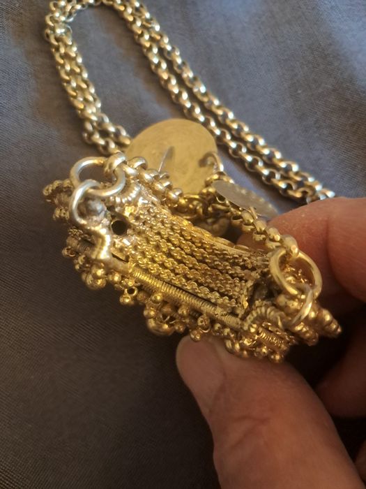 Стар медальон,сребро