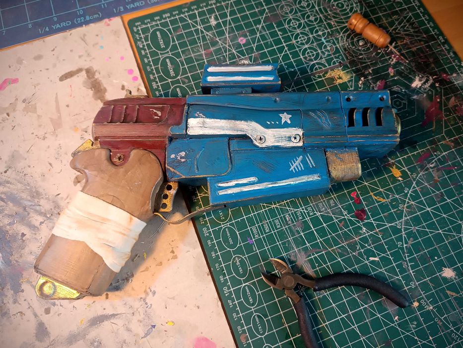 Fallout 76 косплей пистолет реквизит - 2 варианта
