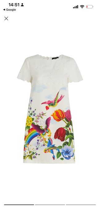 Weekend Max Mara рокля с артистичен флорален принт