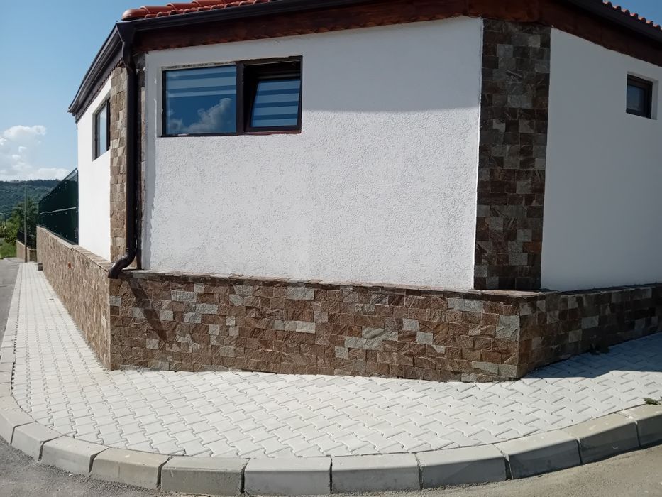 Монтаж на камък,лепене на камък,естествен камък