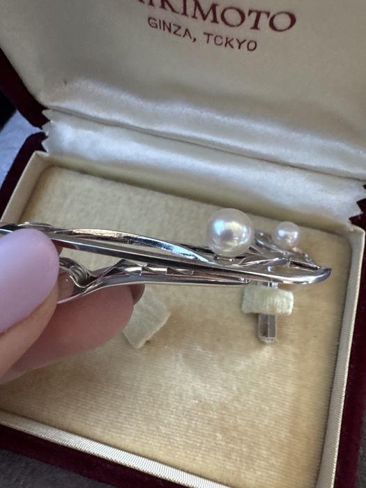 Mikimoto луксозен компелкт за риза и вратовръзка