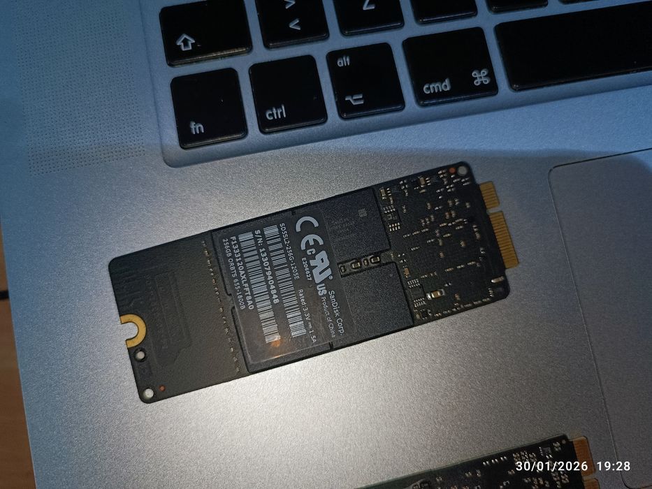 SSD Samsung 256GB MLC Lif SSD Apple Macbook 2013-2016