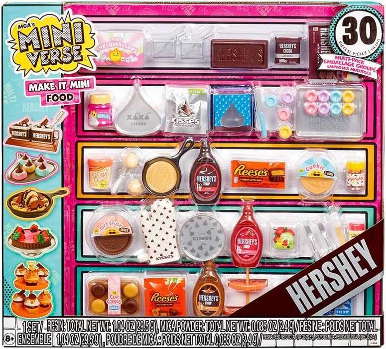 MGA Make It Mini Food Hershey, мини еда, игра