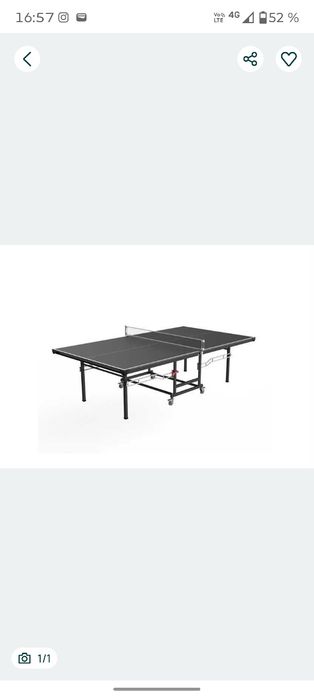 Masa pentru ping pong( NOUĂ), 274.8x161.7x76 cm, Negru, ofer transport.