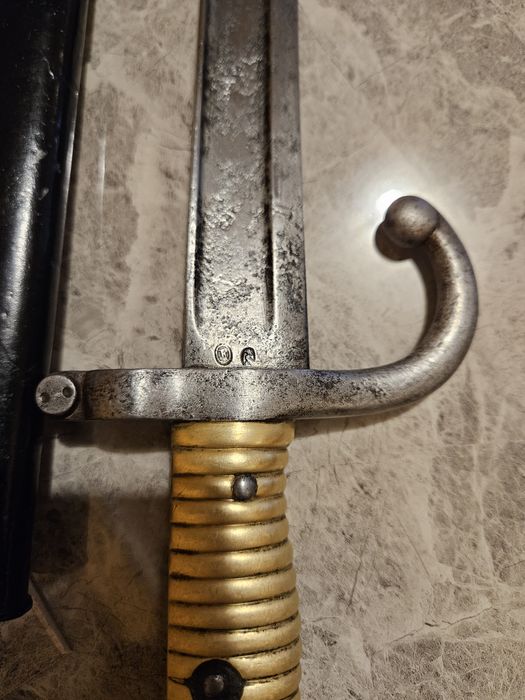 Baioneta veche franceza