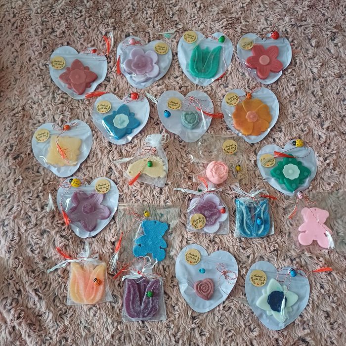 Mărțișoare săpun parfumat 3 lei buc