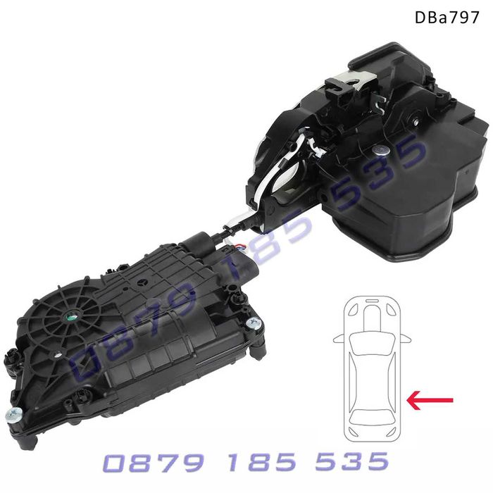 Задна дясна брава вакуум BMW E70 E71 X5 X6 08-13 бмв е70 х5 х6