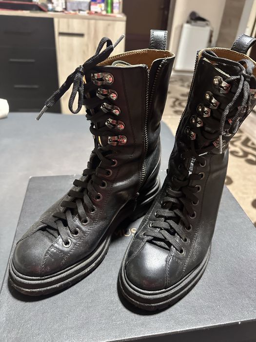 Ghete dama musette din piele