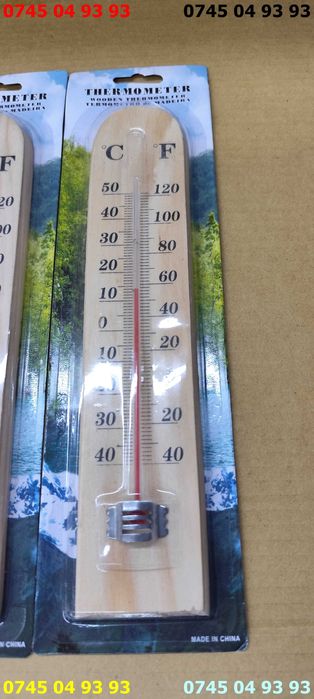 termometru clasic interior si exterior 27cm inaltime