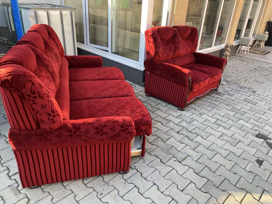 Vand canapea extensibila si fotoliu mare