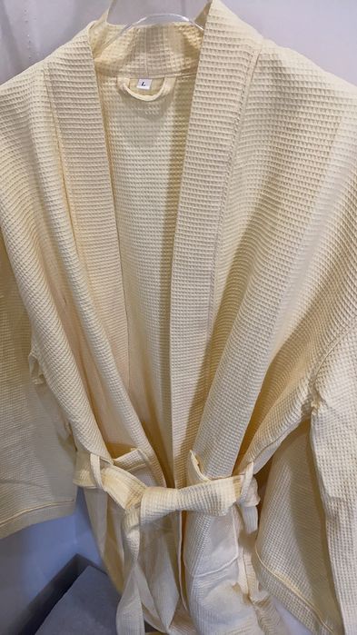 Вафельные банные халаты хлопок