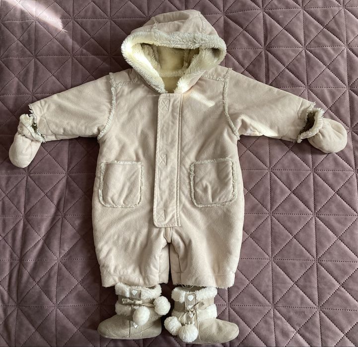 Mothercare бебешки космонавт + ботушки - 3-6 месеца