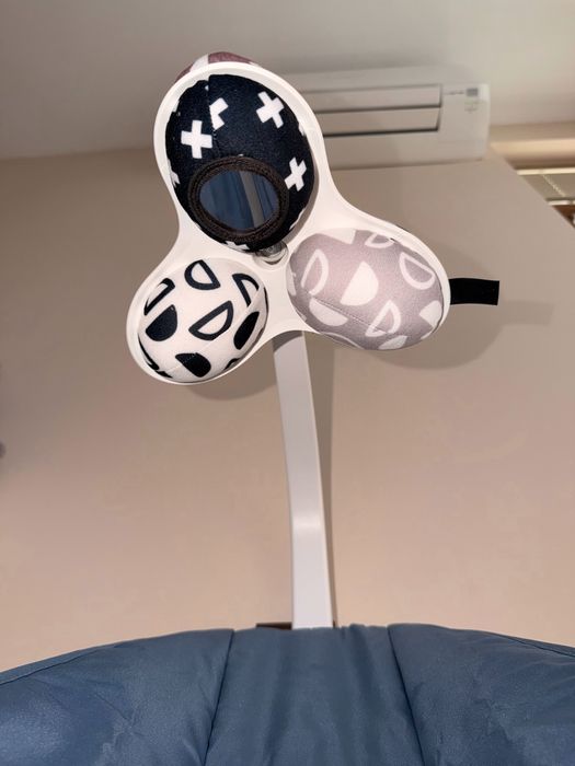 Електрическа бебешка люлка mamaRoo 5.0 Slate Blue, синьо-сива