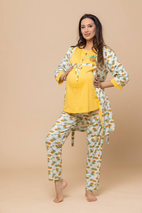 Пижама тройка для беременных