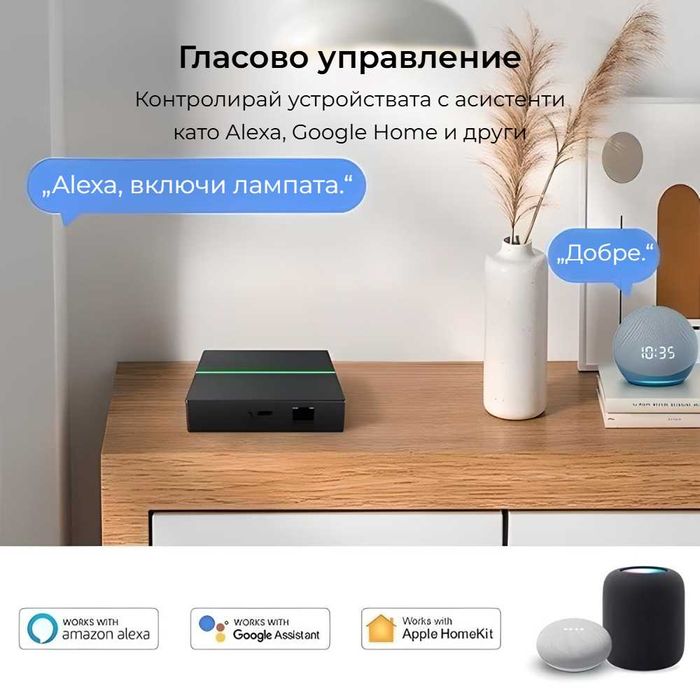 Avatto GW60 – Matter & ZigBee Смарт хъб | LAN