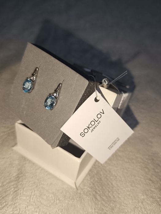 Сережки Sokolov серебро