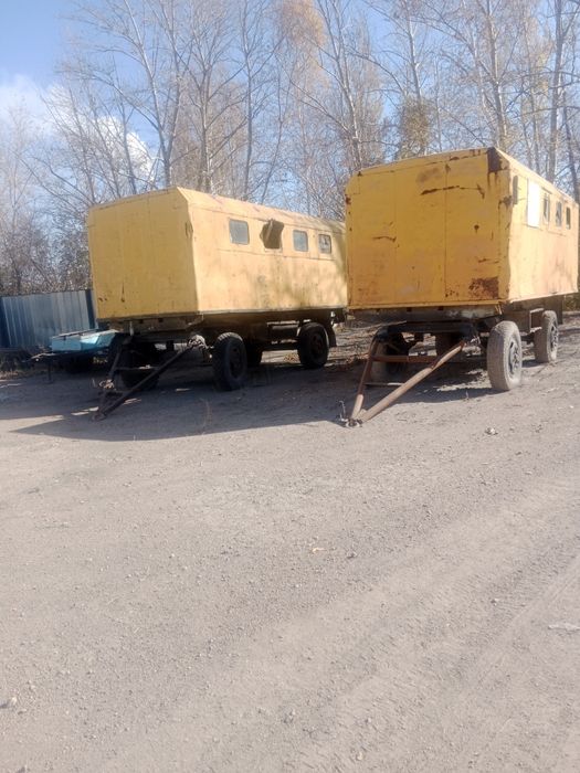 Продам вагончик на колесной платформе