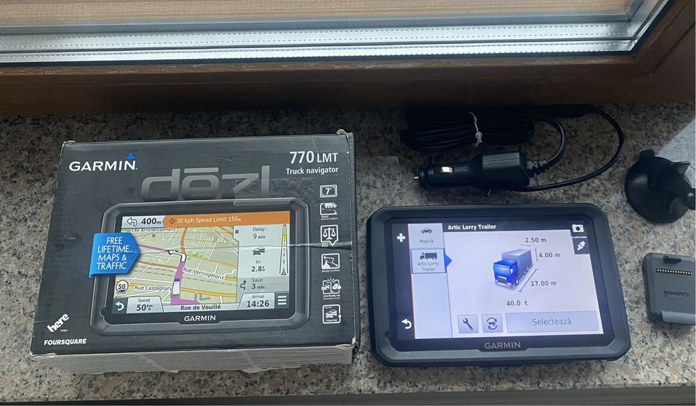 Gps Garmin  dezl 770 Tir-Camion