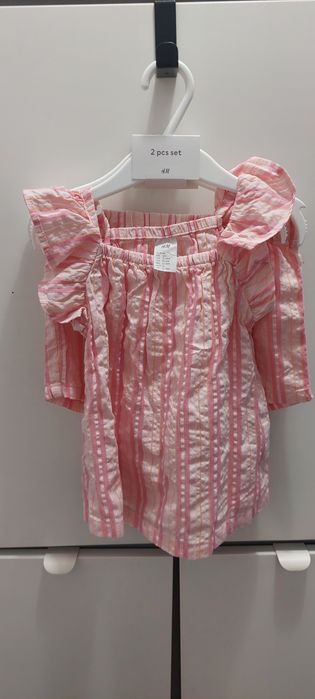 Set bluza și pantaloni scurți, nou H&M