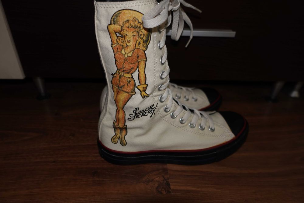 Ghete Dama Converse Panza, Marimea 39, Noi