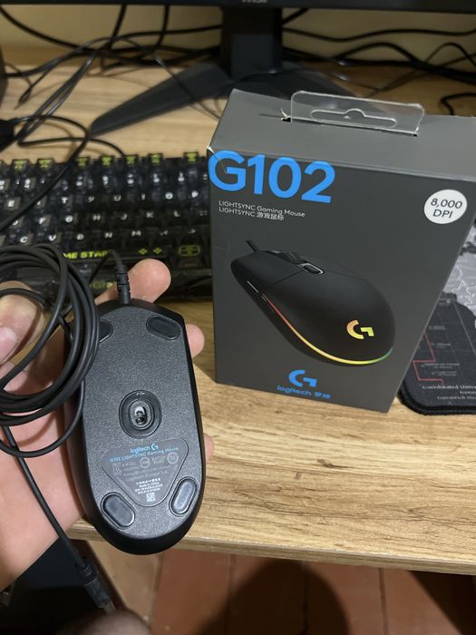 Logitech G102 Original mishka (kompyuter sichqonchasi)