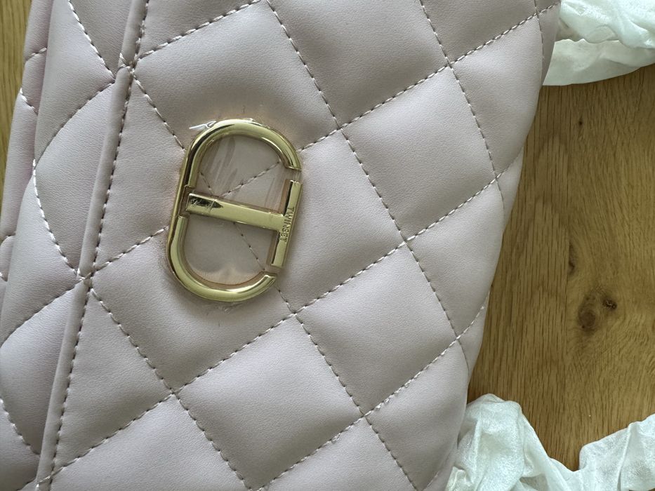 TWINSET чанта от естествена кожа