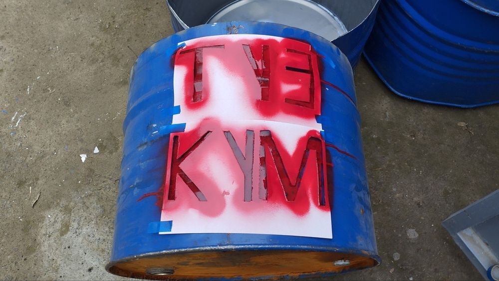 Bochka 100 litr kesilgan