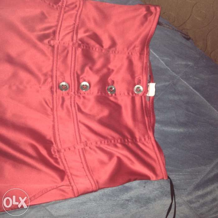 Fusta satin cu talie inalta