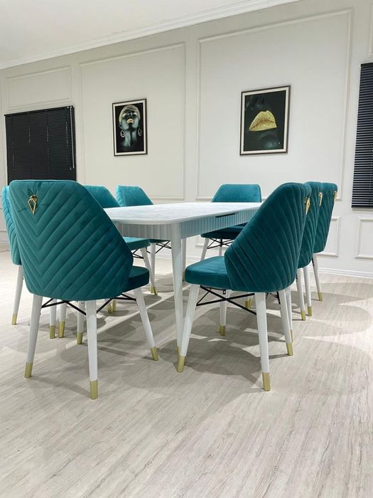 Стол орындык устел кухонный комплект мебель для гостиной от 98.000 тг