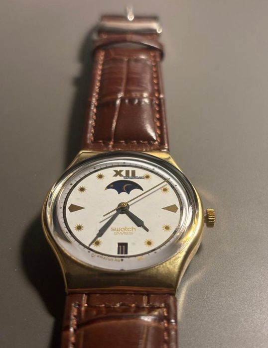 Swatch Gentleman – 1991 г. – Swiss - Лунна фаза 34мм