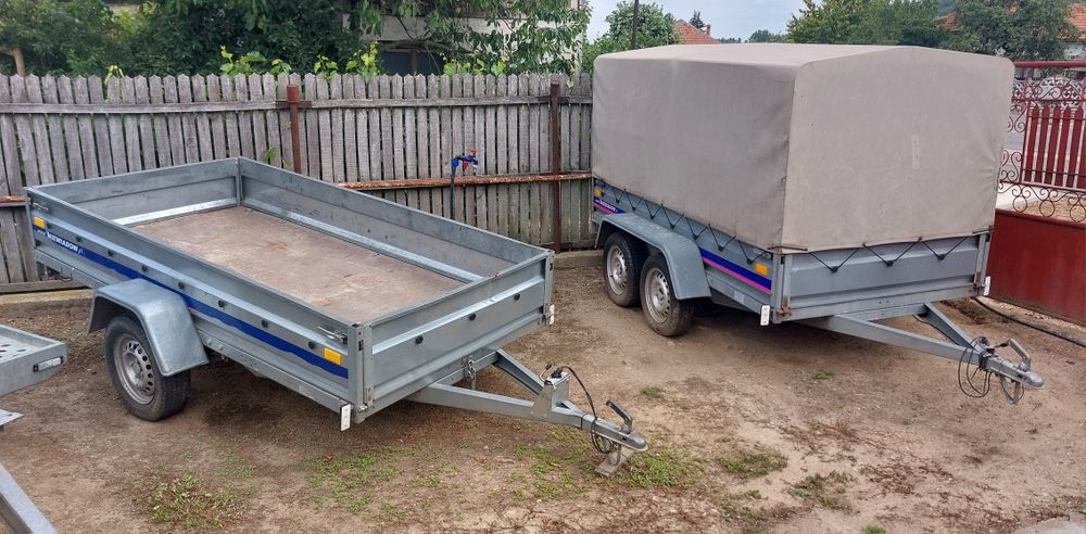 DE INCHIRIAT Platforma 2 AXE 2T 4m / 1 AXA 1,5T 3,5m / Remorca 750 kg